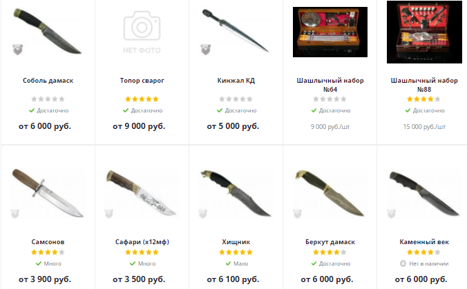 Известные кизлярские ножи и кинжалы из превосходной стали от магазина «ТутНожи» Knifeere3
